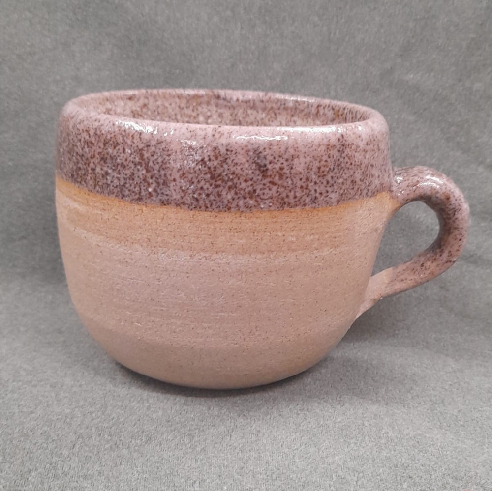 K Lashkay Large Stoneware Mug with Oatmeal Glaze