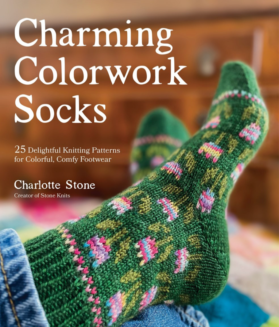 ***PRE-ORDER*** Charming Colorwork Socks by Charlotte Stone
