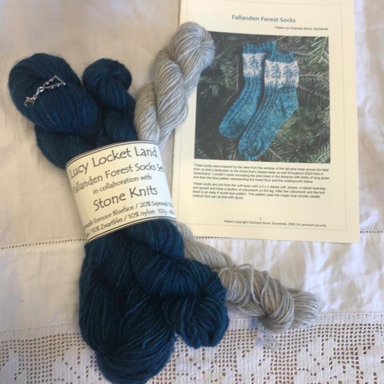 *NEW* Fallanden Forest Sock Kit - Midnight