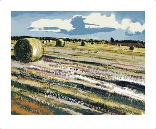 ***New*** Cornfield Screenprint by Andrew Lovell blank card