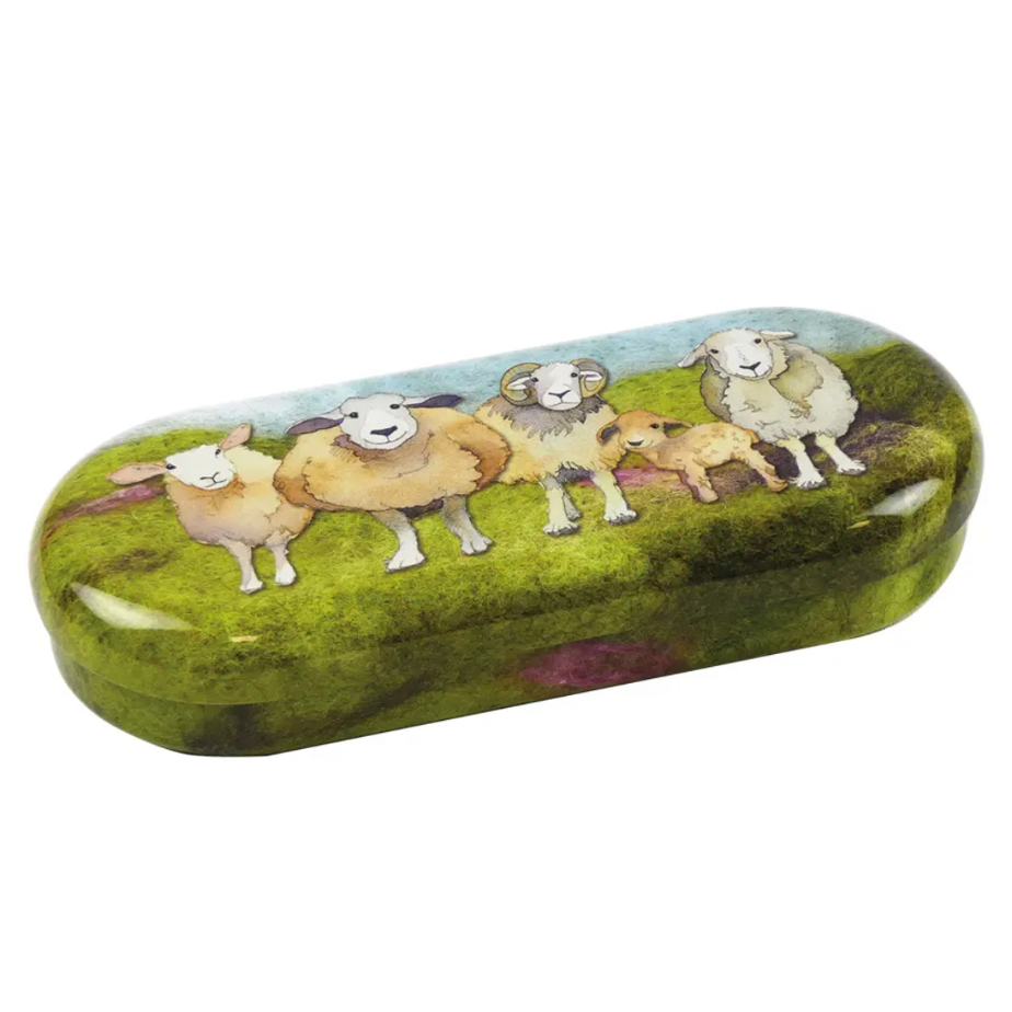Felted Sheep Glasses Case