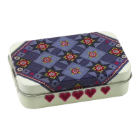 Janie Crow Indigo Dreams mini hinged tin