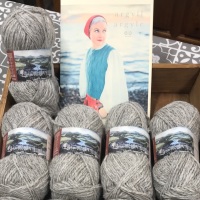 Argyll:Argyle in Un-dyed New Lanark DK - LIMESTONE - up to size 58"