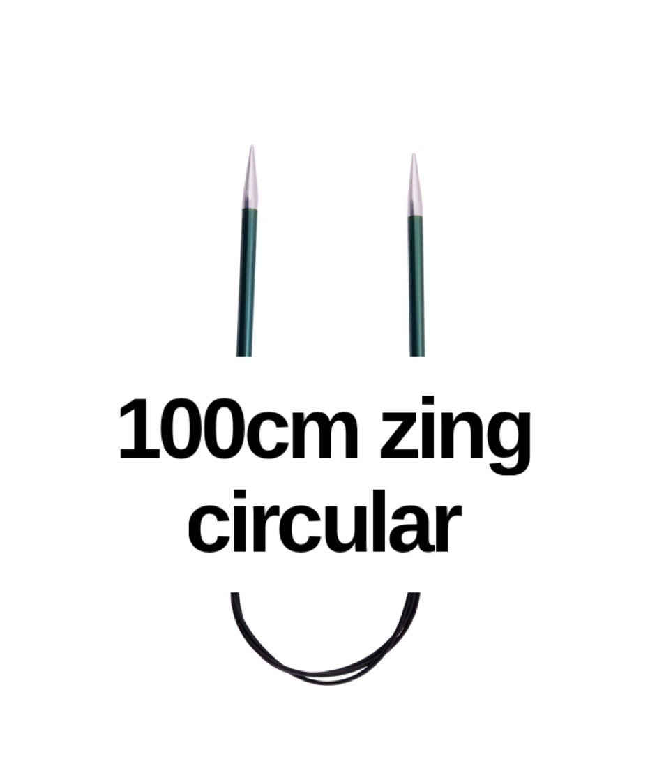 Knit Pro Zing Circular Needles 100cm