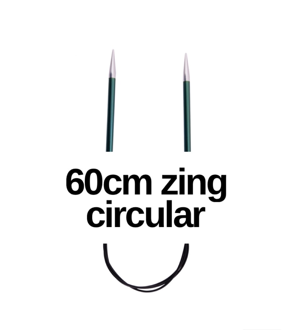 Knit Pro Zing Circular Needles 60cm