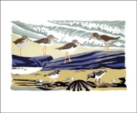 An Orkney Shore By Lisa Hooper blank card