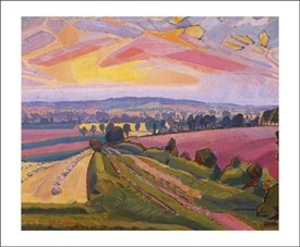 The Icknield Way, 1912 by Spencer Frederick Gore blank card