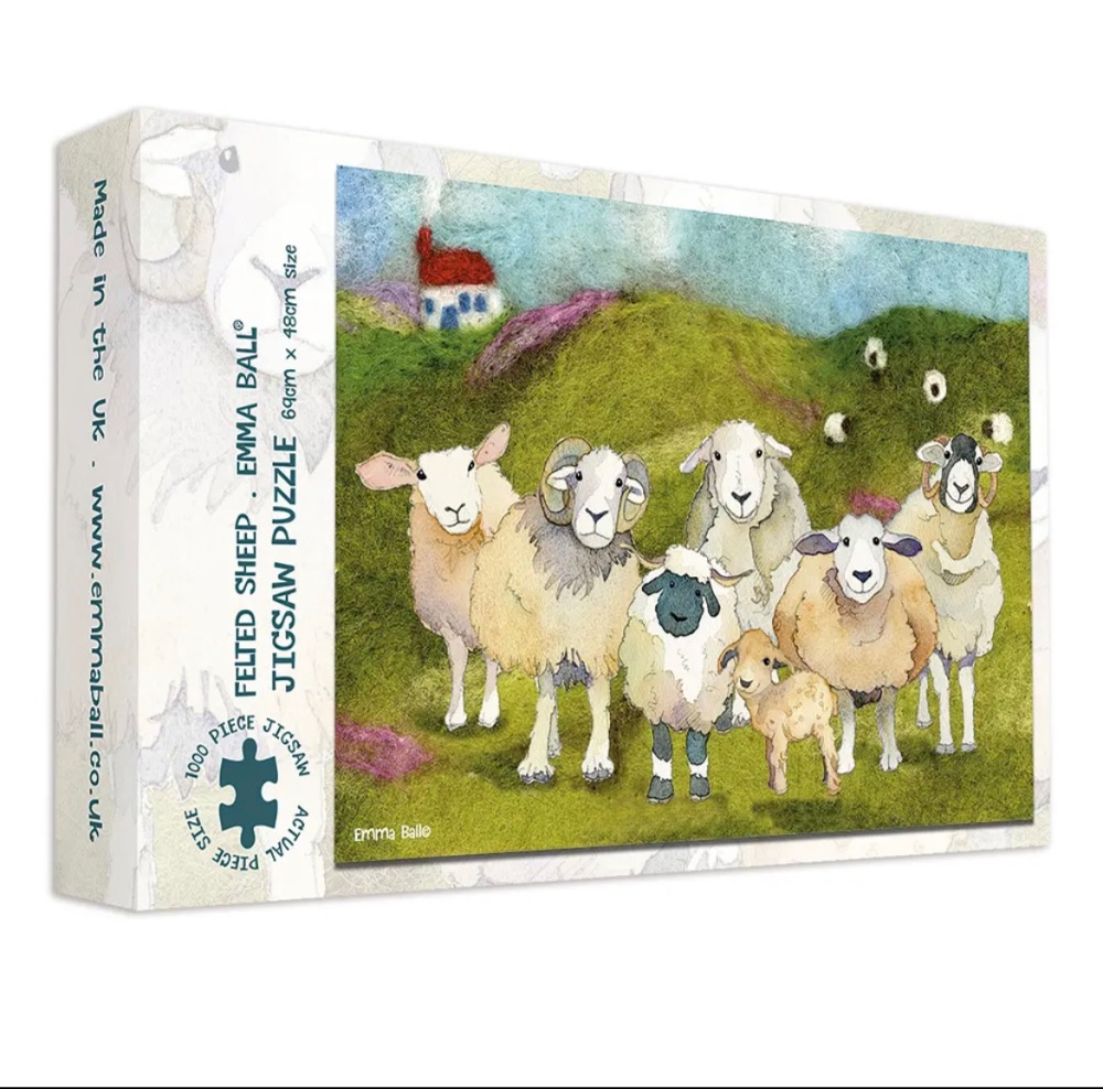 ***NEW*** Felted Sheep Jigsaw (1000 pieces)