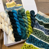 ***New*** Tree Tops Crochet Cowl - Deep Sea