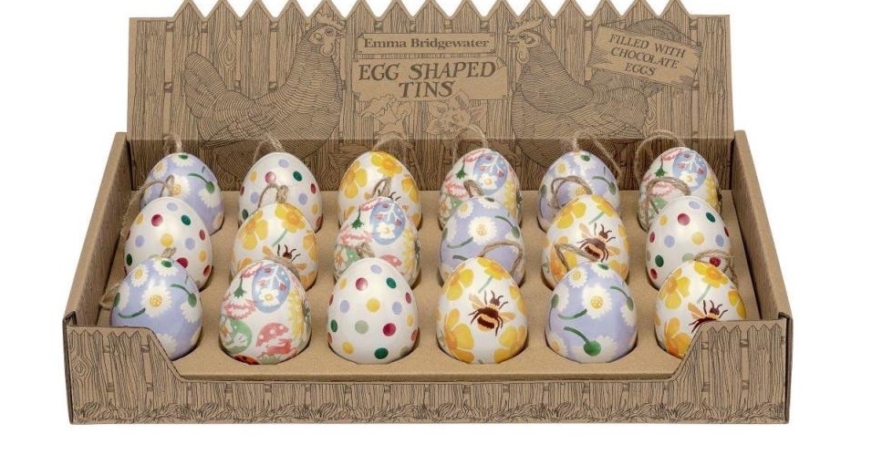 x Emma Bridgewater Hanging Easter Egg Tin