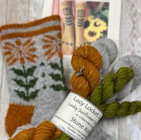 Orange Lucky Sunflower Socks Set