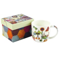 ***NEW*** Crafting Gnomes bone china mug in a gift box