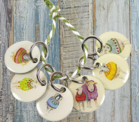 Woolly Sheep in Sweaters Stitch marker