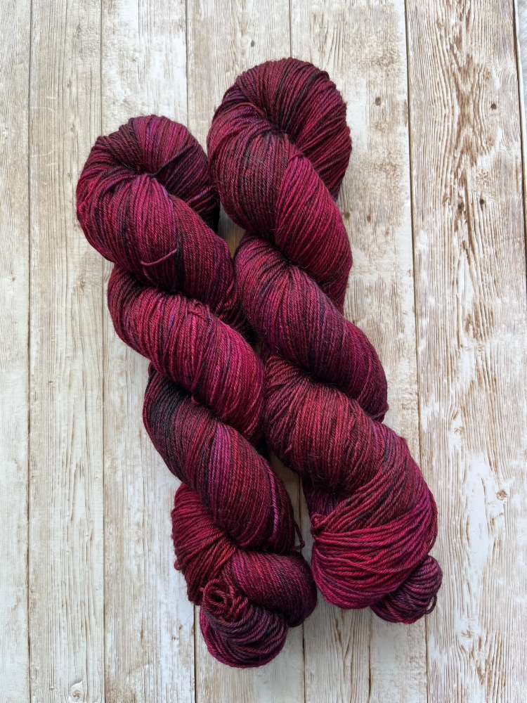 4ply 75% Blue Faced Leicester / 25% Nylon - Happy Accident