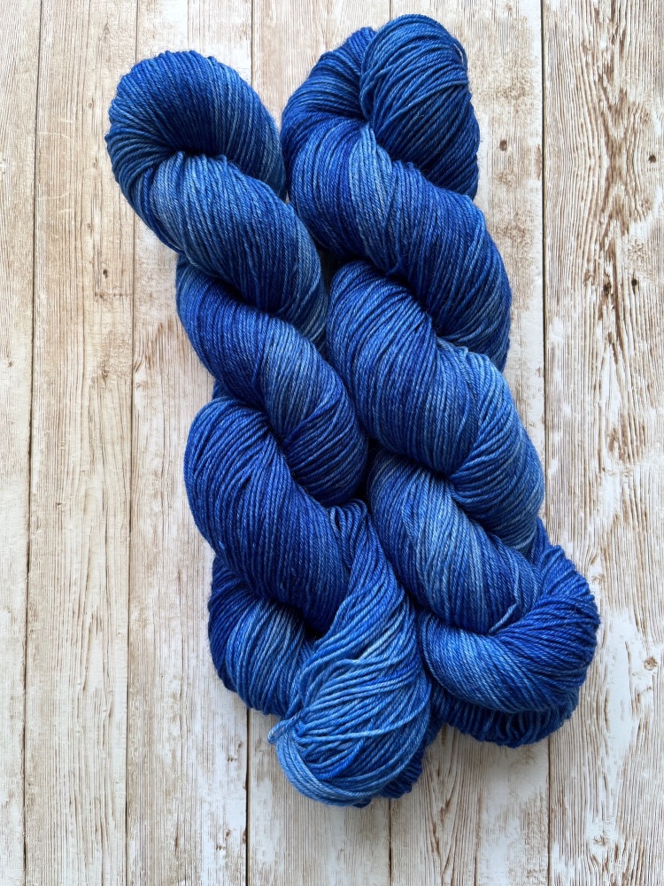 4ply 75% Blue Faced Leicester / 25% Nylon - Mr Blue Sky