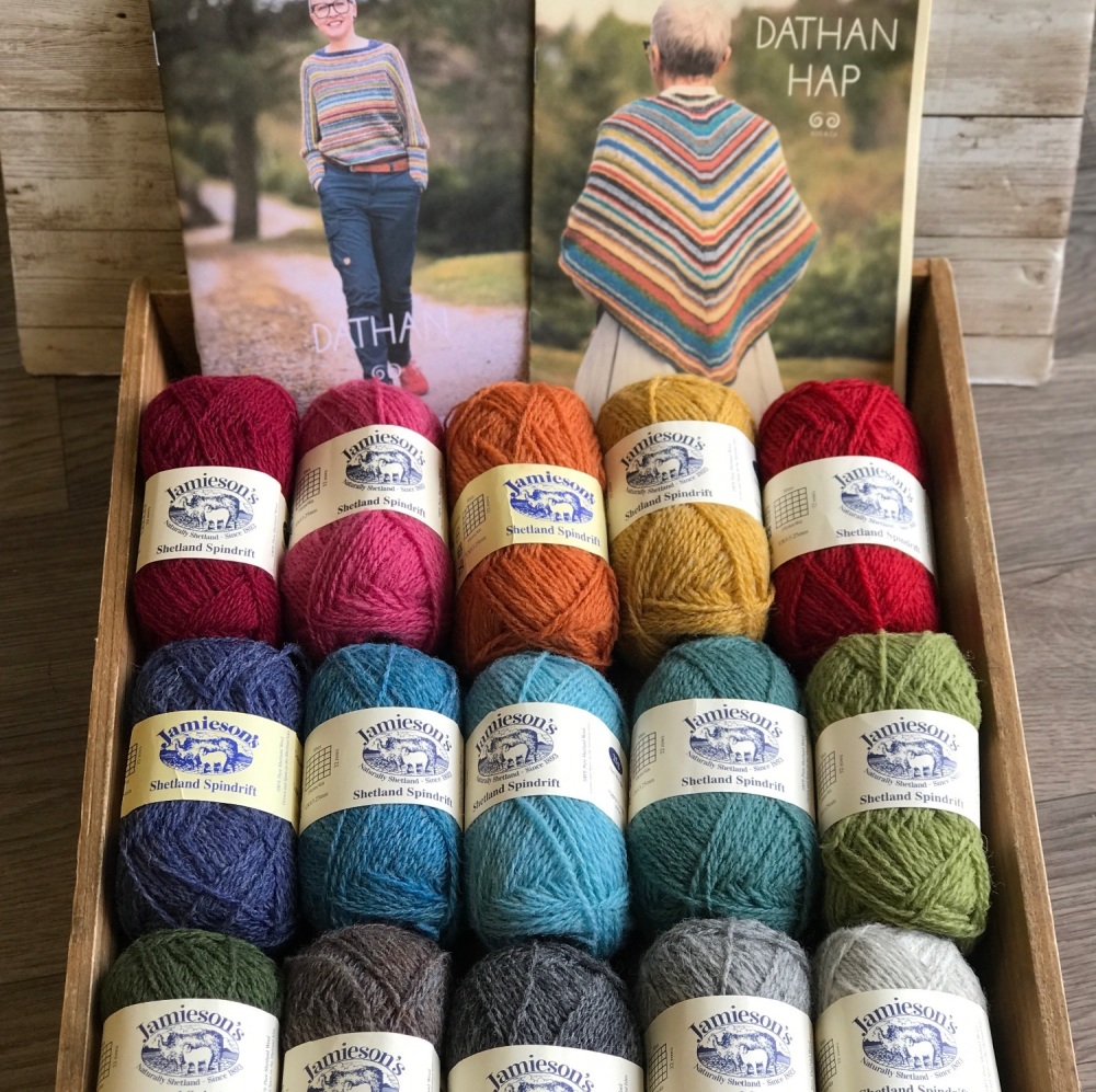 15 shade Dathan Jumper/Hap Yarn Pack - Colour Combo #5  Lucy’s
