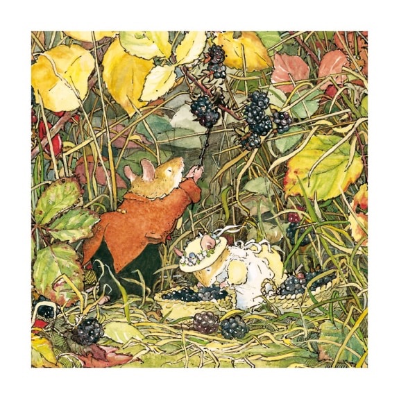 ***NEW*** Brambly Hedge Card - Blackberry Picking