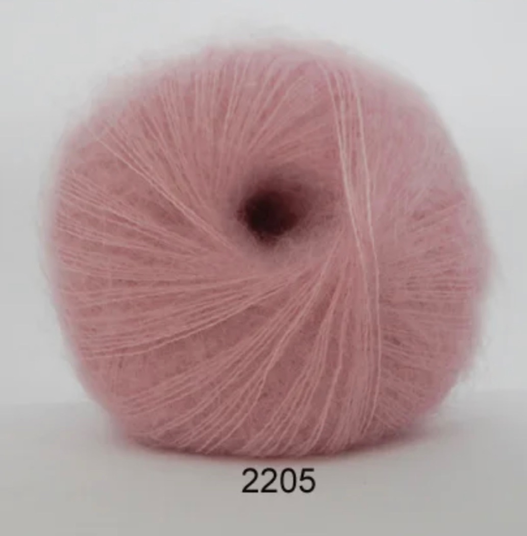 Hjertegarn Silk & Kid Mohair lace 25g - 2205 Orchid