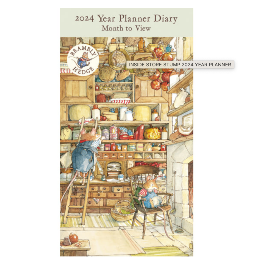***NEW*** Brambly Hedge "Inside Store Stump" 2024 Year Planner