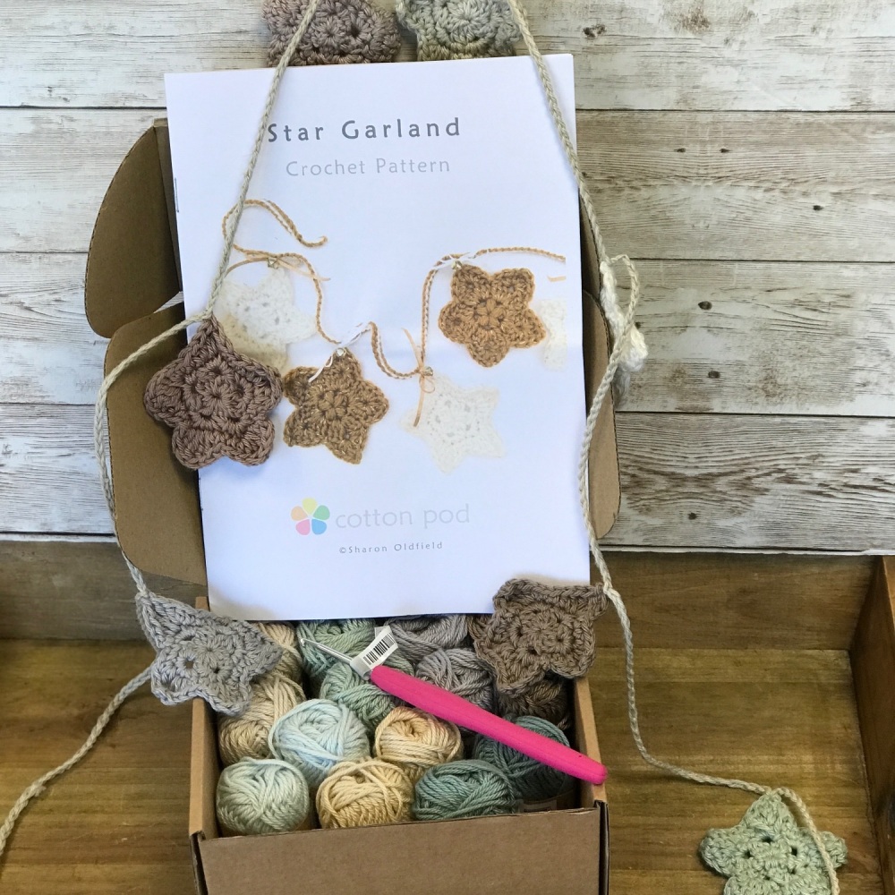 *NEW* Crochet Star Garland Kit #3 Calm