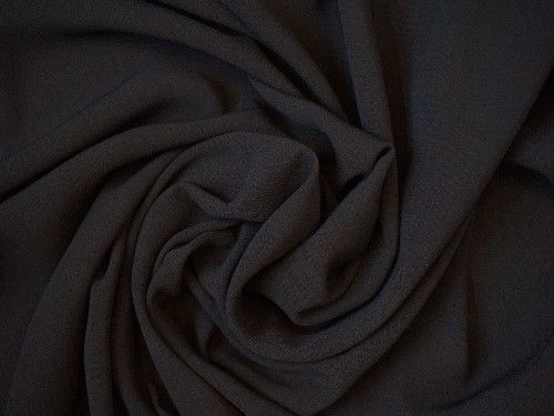  Black Polyester Semi sheer, PL0007