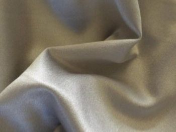 Frost Silver grey Satin Backed Crepe, BE0016