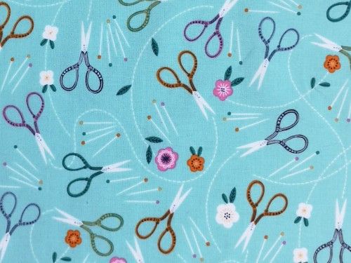   Scissors design Cotton CO1003