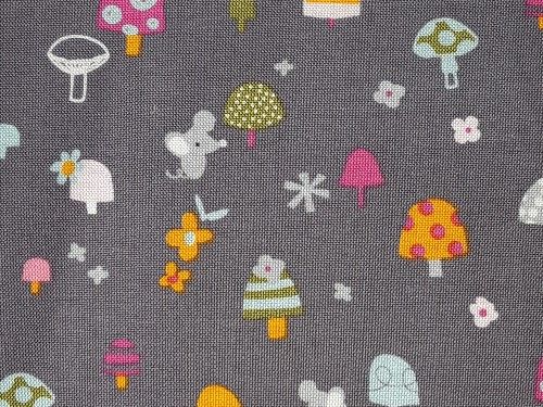   Toadstool and mouse Cotton CO1010