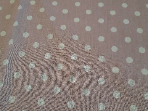  Pink with white spots Cotton  CO1218