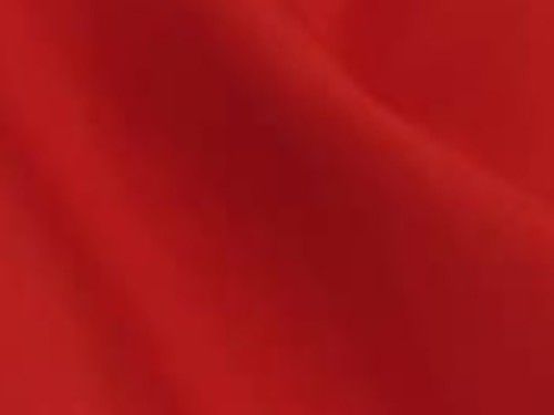 Deep red, polyester  crepe, PL0107, fabric is a deeper red than photograph