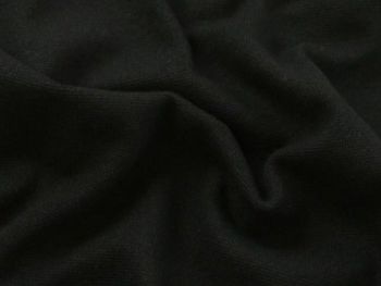 Black cotton Spandex organic Jersey, BJ0053