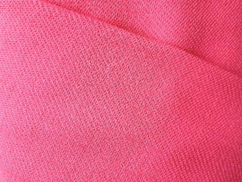 Coral, Polyester Viscose, PV0003. 150cm wide photo slightly pinker than actual fabric.