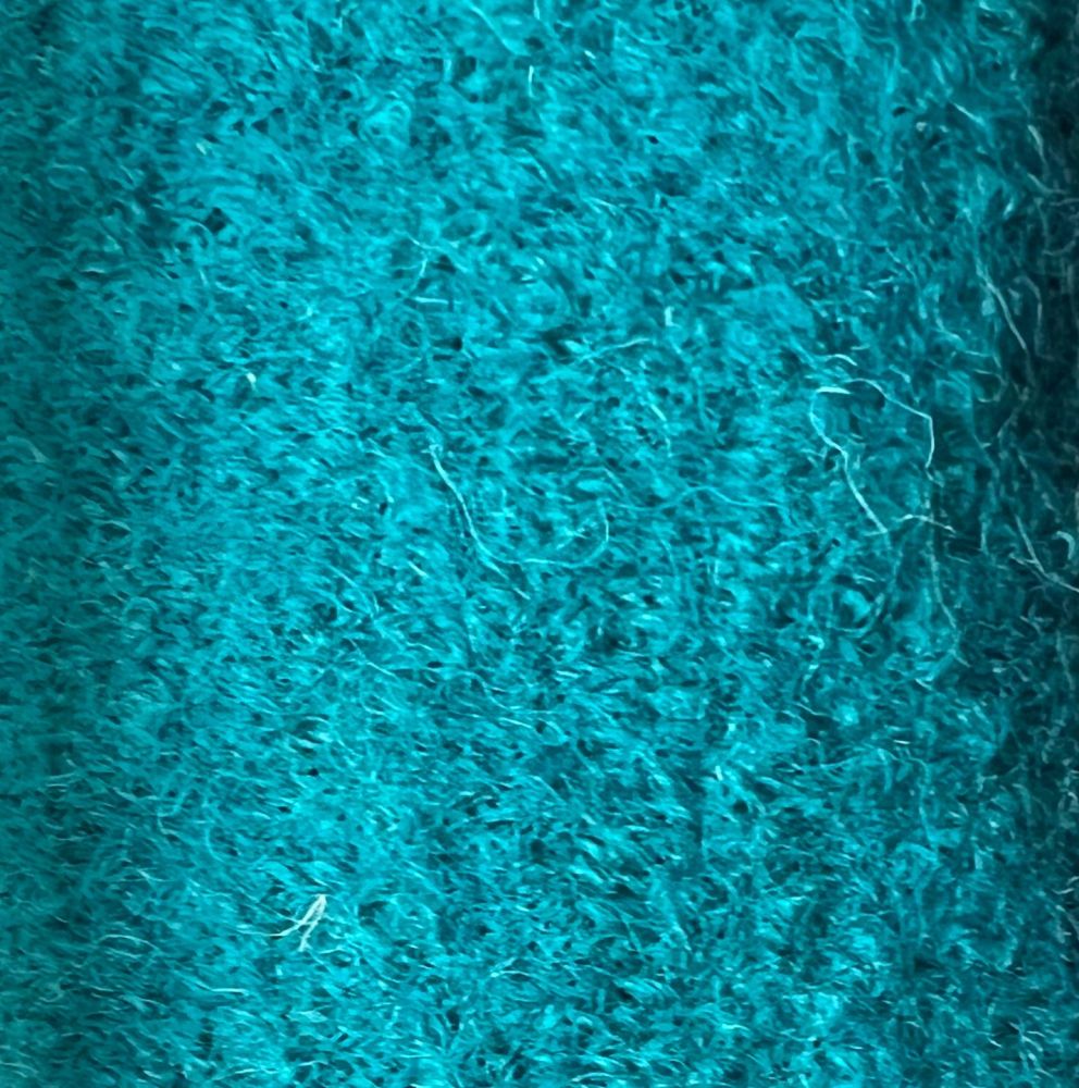 Turquoise merino boiled wool, 140cm, GS9001