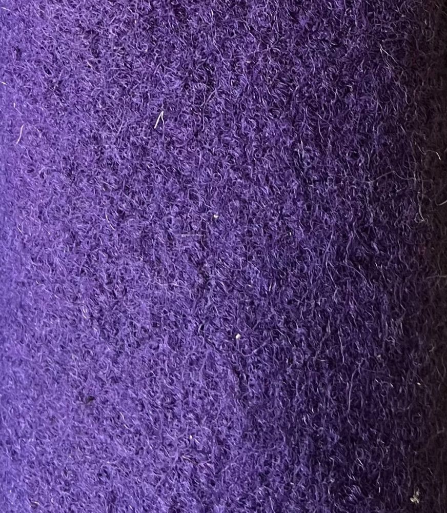 Deep purple merino boiled wool, 140cm, GS9002