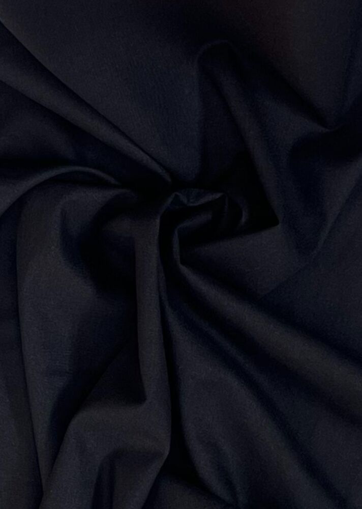 Black, Recycled woven mixed fiber linen,  175g, 140cm, LN0010
