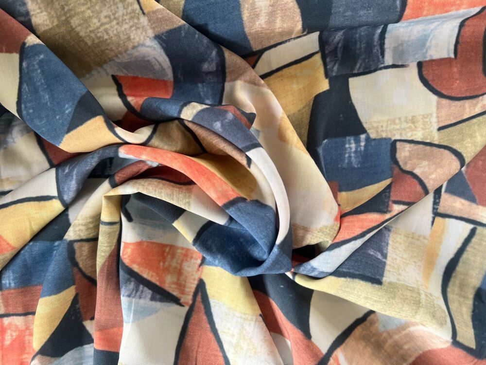 Abstract Print Viscose