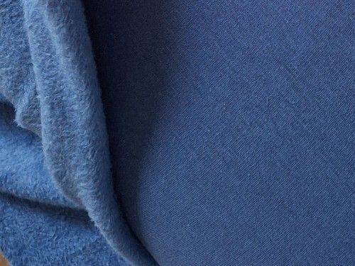 Dusty blue alpine fleece. BJ0019, 150cm wide