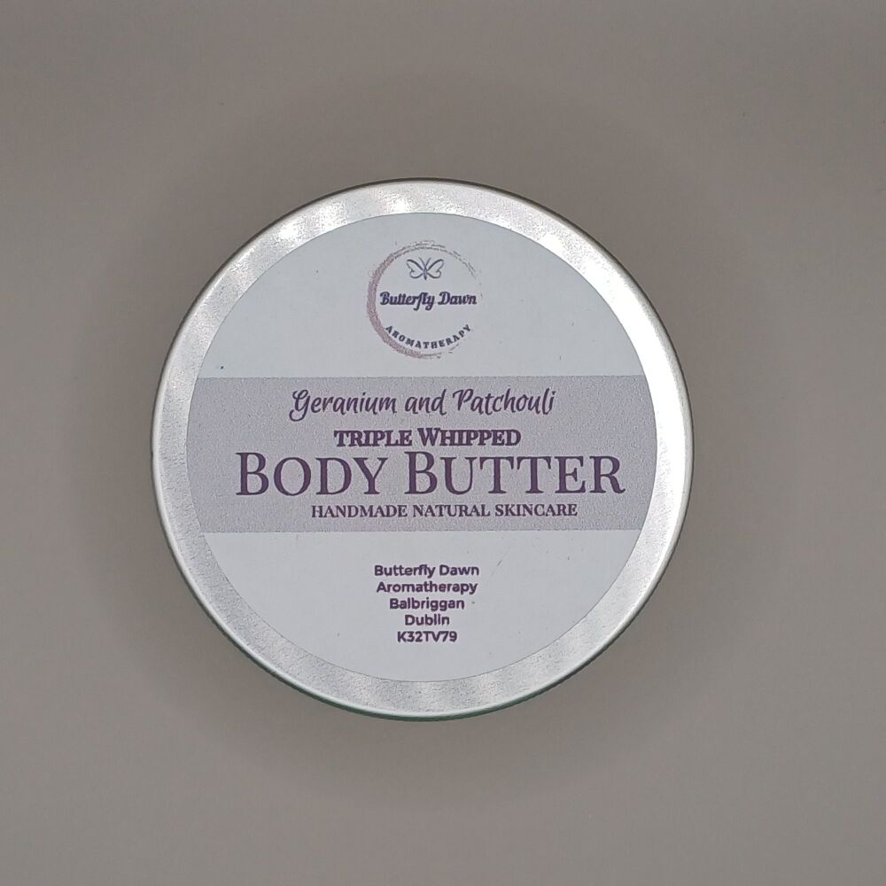 Geranium & Patchouli Whipped Body Butter