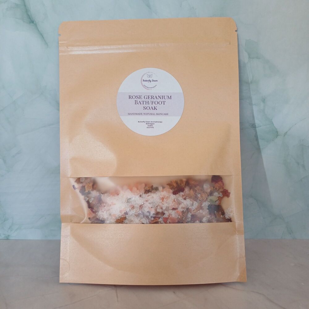 Rose Geranium Foot/Bath Salt Soad
