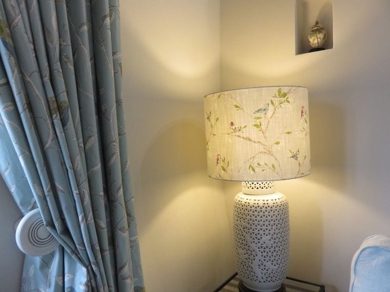 Japanese lamp at Fox Cottage