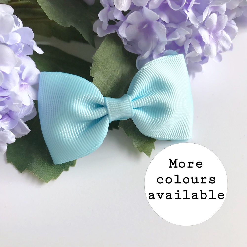 3 inch Classic Bow -32 colours - Alligator clip or bobble