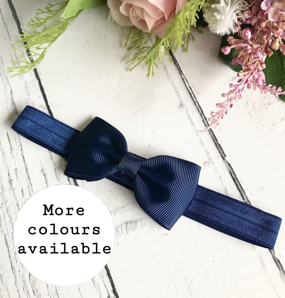 ALL COLOURS 31 - Baby Headband - 3 inch Classic Bow