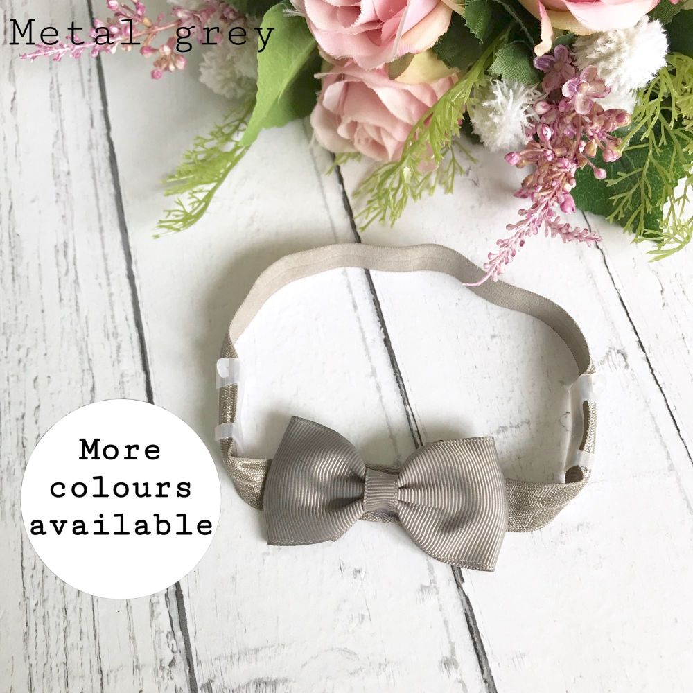 Hearing aid head band with Classic bow