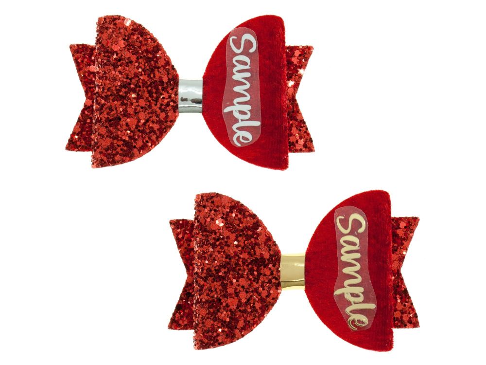Colours for School – Red – Name Bow
