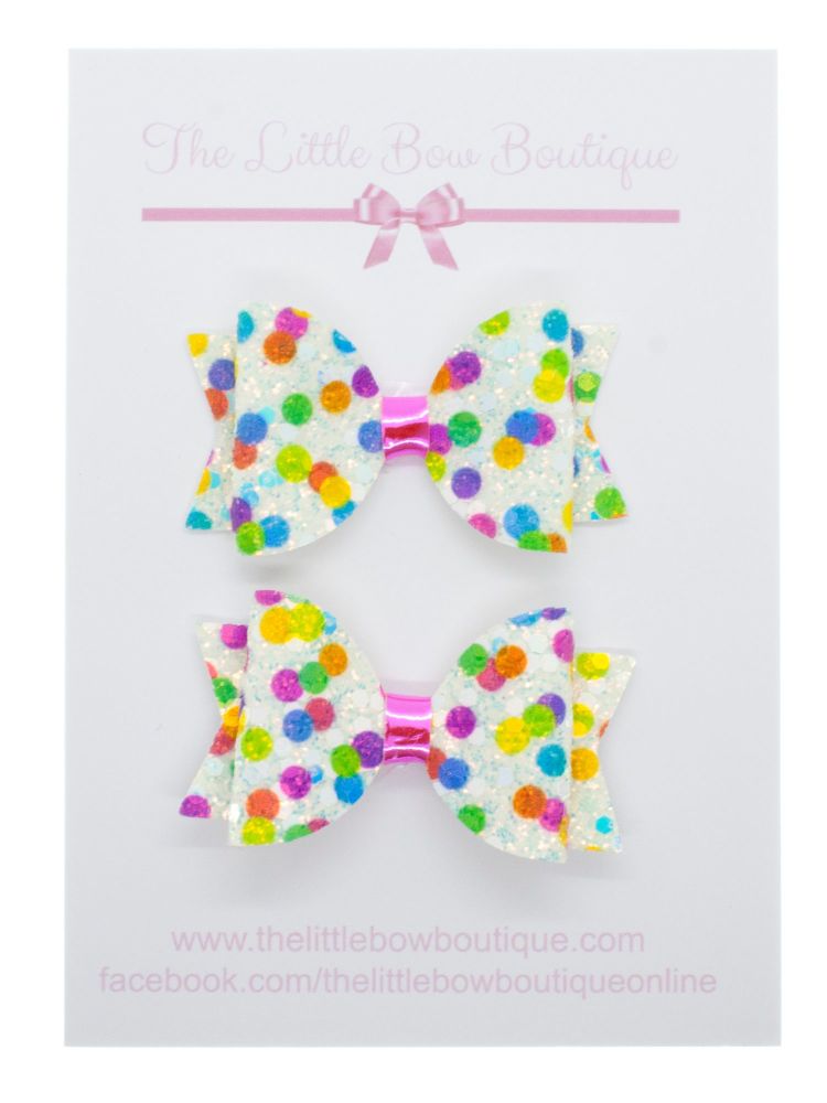 Rainbow Party - Set of 2 x Small Bows