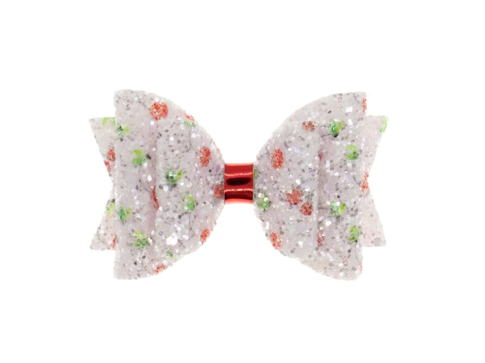 Cherry Berry Sparkles – Regular Size Bow