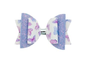 Beautiful Lilac Butterflies Regular Bow