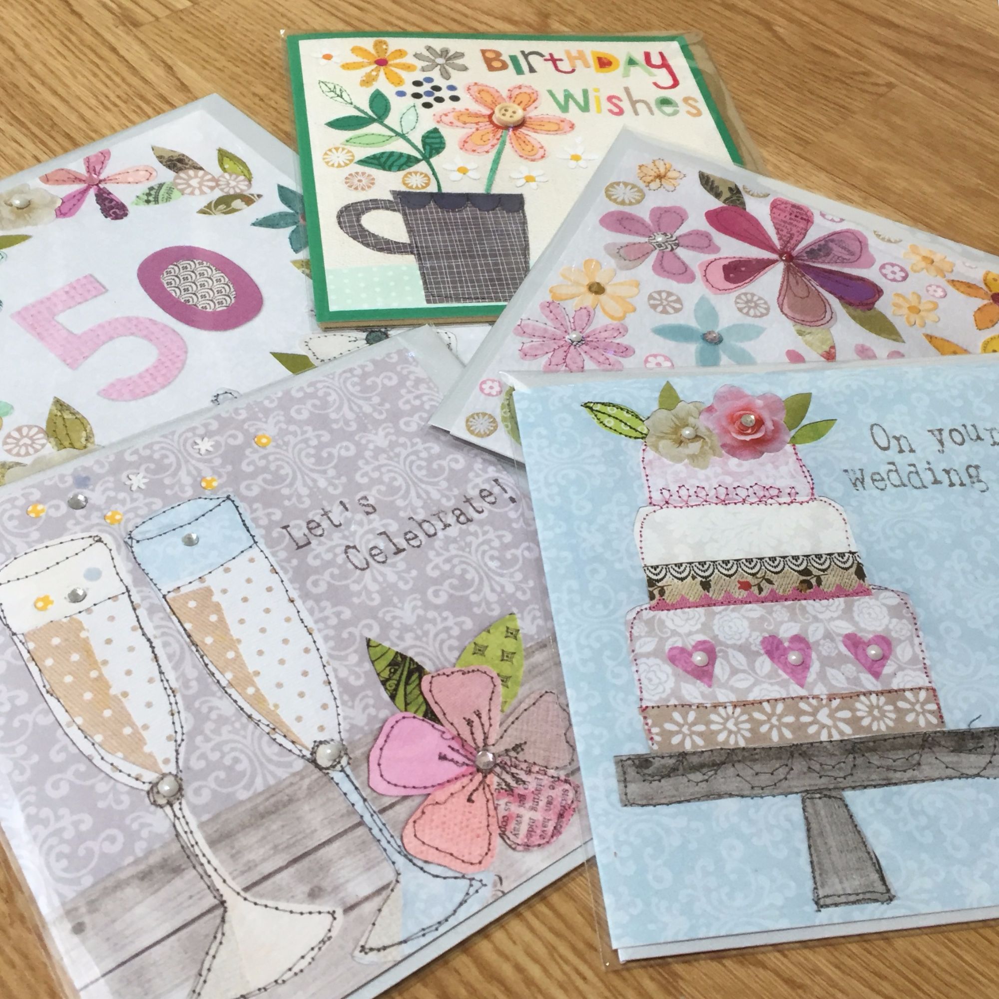 Georgia Breeze cards - designed and hand finished in Cornwall