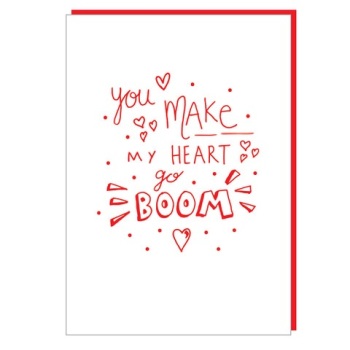 HALF PRICE!  WAS £3, NOW £1.50 Megan Claire You make my heart go boom
