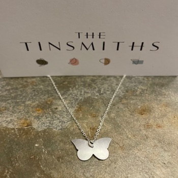 The Tinsmiths small butterfly necklace